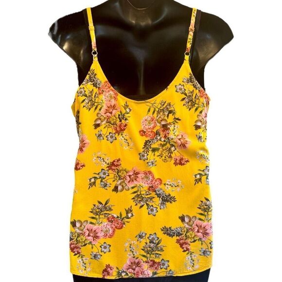 Torrid Yellow Ava Stretch Challis & Sophie Textured Bow Front Swing Cami Lot 2 2 - Picture 7 of 15